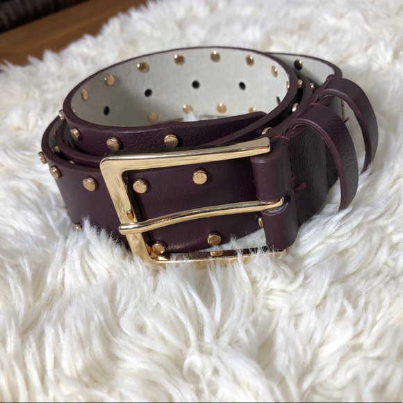 White House Black Market Accessories - White House Black Market | Studded Leather Belt